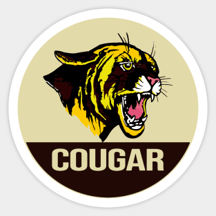 Cougar | Gas station | Cougar Fuel  | Cougar Oil | Automobile service stations Sticker